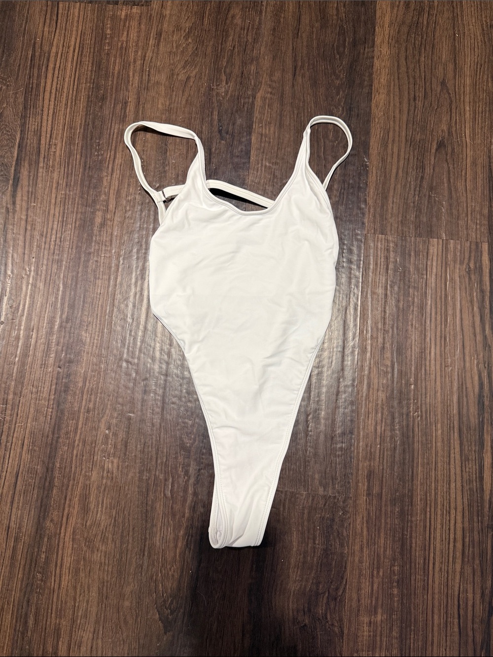 White High-Cut One-Piece